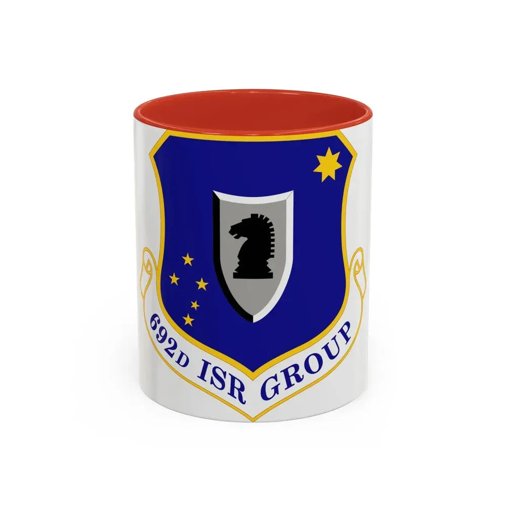 692 Intelligence Surveillance and Reconnaissance Group ACC (U.S. Air Force) Accent Coffee Mug 11oz Red - Go Mug Yourself
