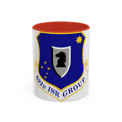 692 Intelligence Surveillance and Reconnaissance Group ACC (U.S. Air Force) Accent Coffee Mug 11oz Red - Go Mug Yourself