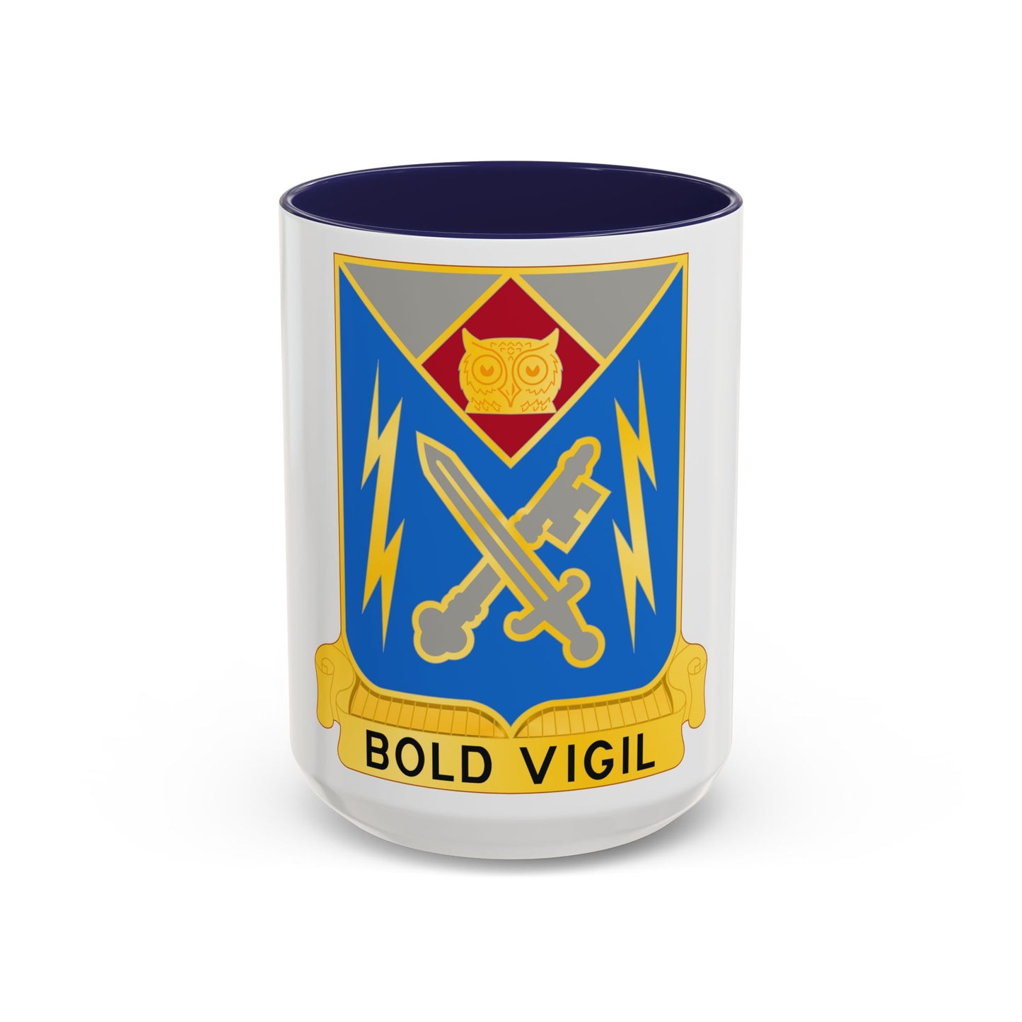 105 Military Intelligence Battalion (U.S. Army) Accent Coffee Mug