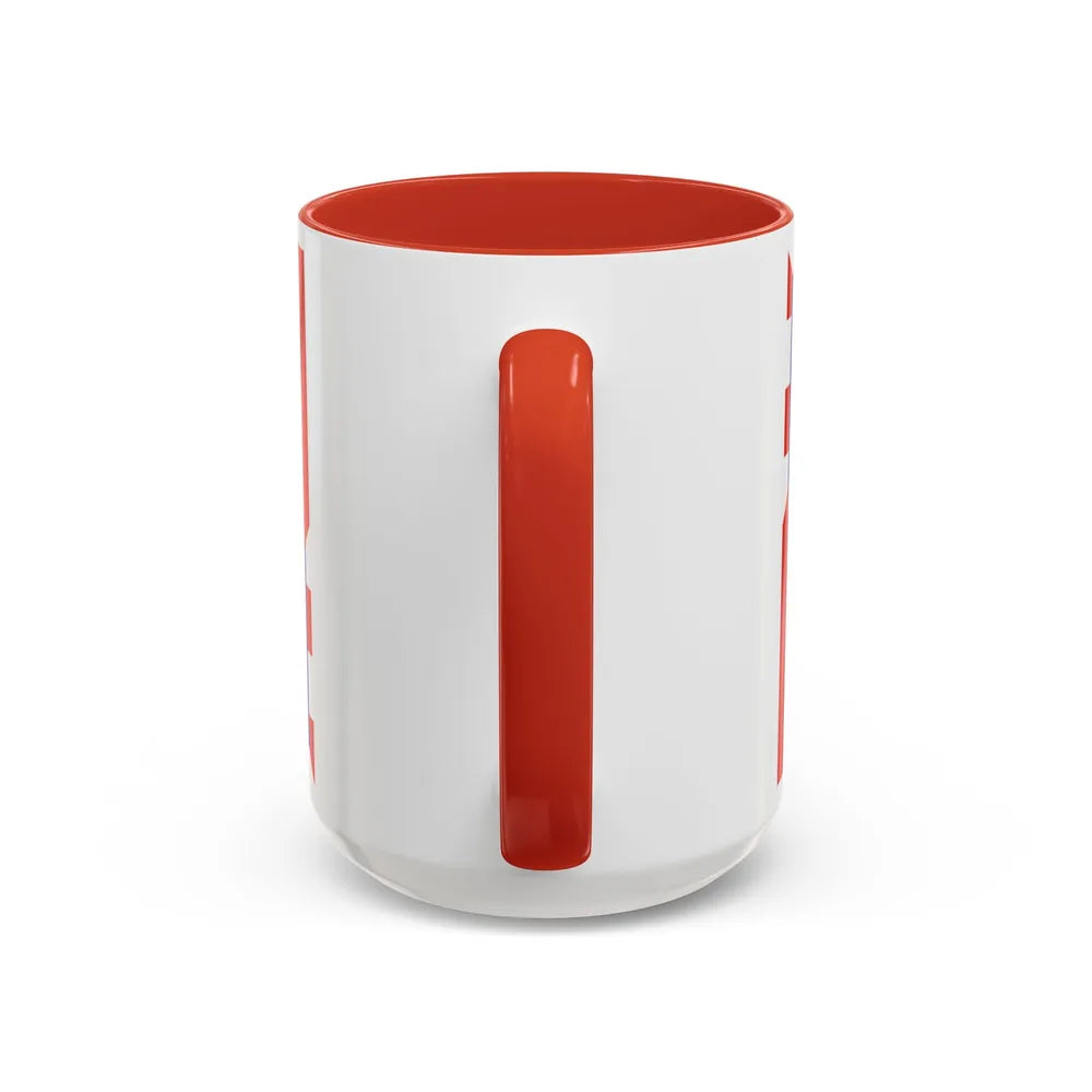 Flag of Bourgogne France - Accent Coffee Mug-Go Mug Yourself