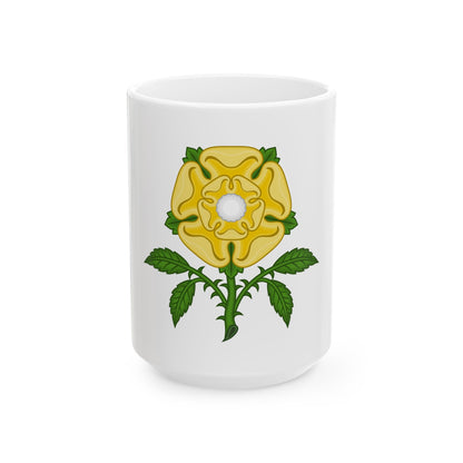 Golden Rose Badge - White Coffee Mug