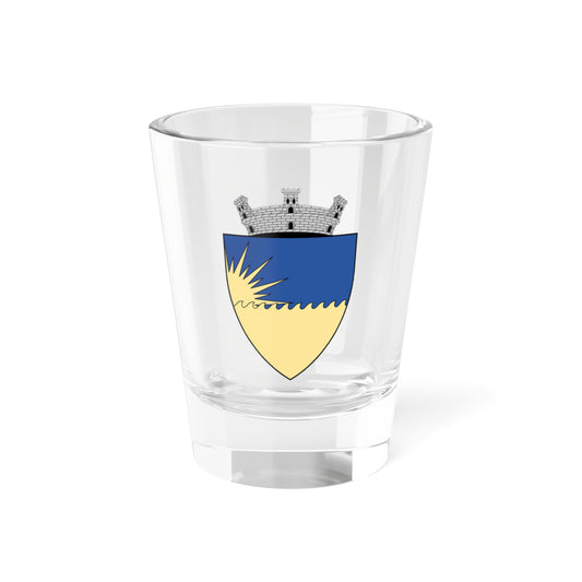 Coa Romania Town Eforie (Oman) (Coat of Arms) Shot Glass 1.5oz