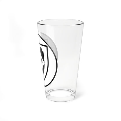 Emblem for the 1-III-JDR (Denmark) (Coat of Arms) Pint Glass 16oz