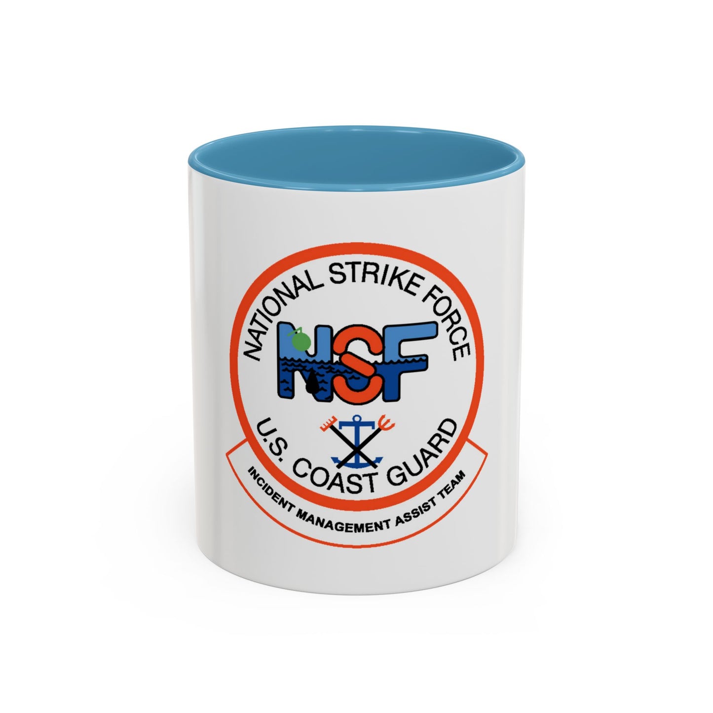 USCG NSF Incident Management Assist Team (U.S. Coast Guard) Accent Coffee Mug