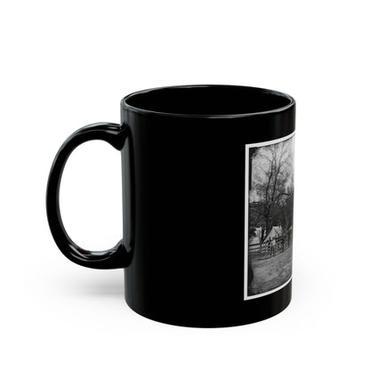 Appomattox Court House, Va. Federal Soldiers At The Courthouse (U.S. Civil War) Black Coffee Mug