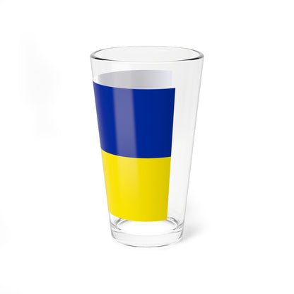 Flag of Santiago de Machaca Bolivia (Bolivia) Pint Glass 16oz