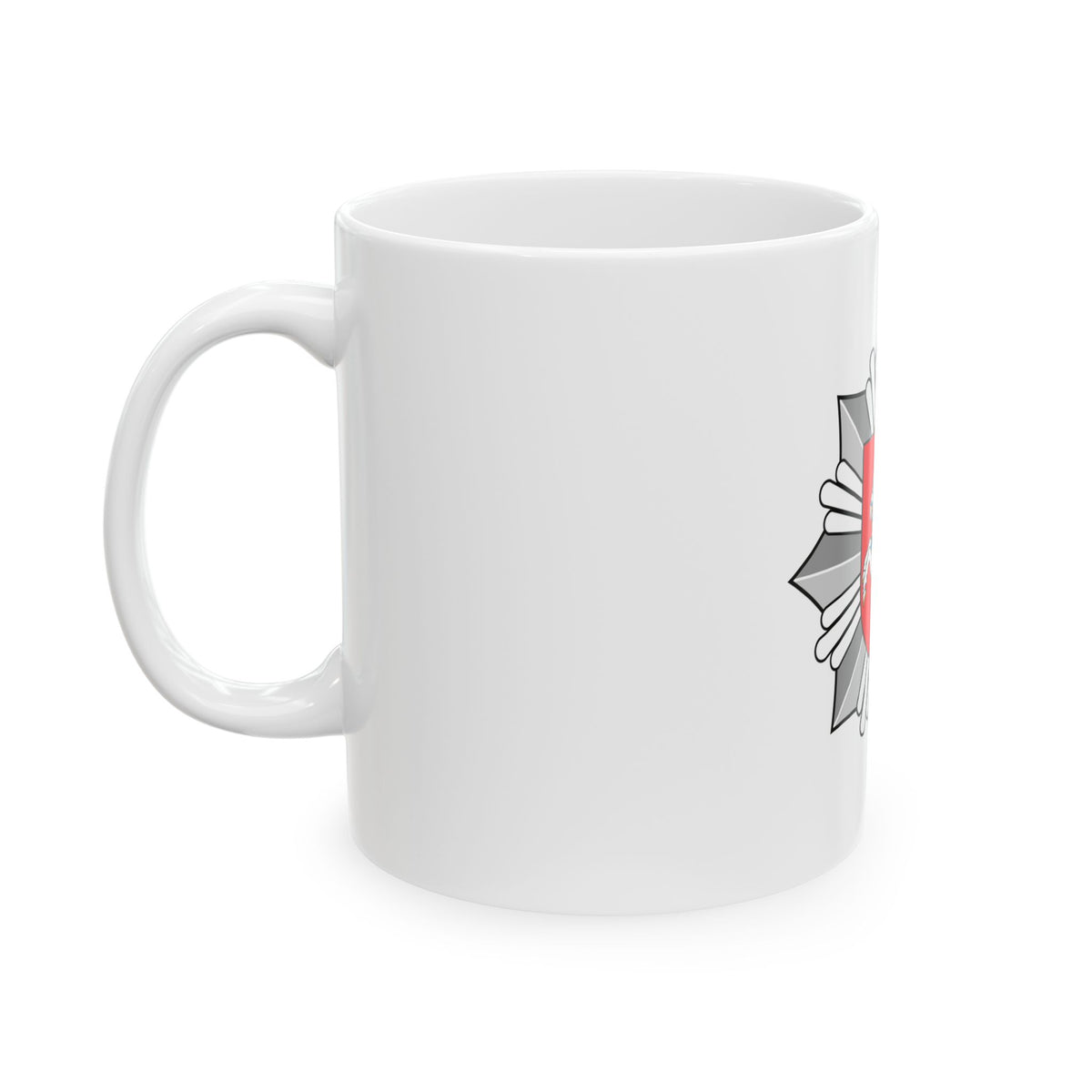 Logo of the Police of Lithuania - White Coffee Mug