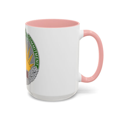 Tasse à café décorative du commandement régional de la santé centrale (armée américaine)