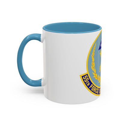 55th Force Support Squadron (U.S. Air Force) Accent Coffee Mug