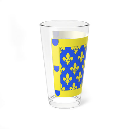 Drapeau fr departement Ardeche (France) Pint Glass 16oz