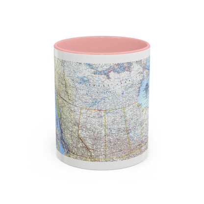 Canada - Western (1966) (Map) Accent Coffee Mug