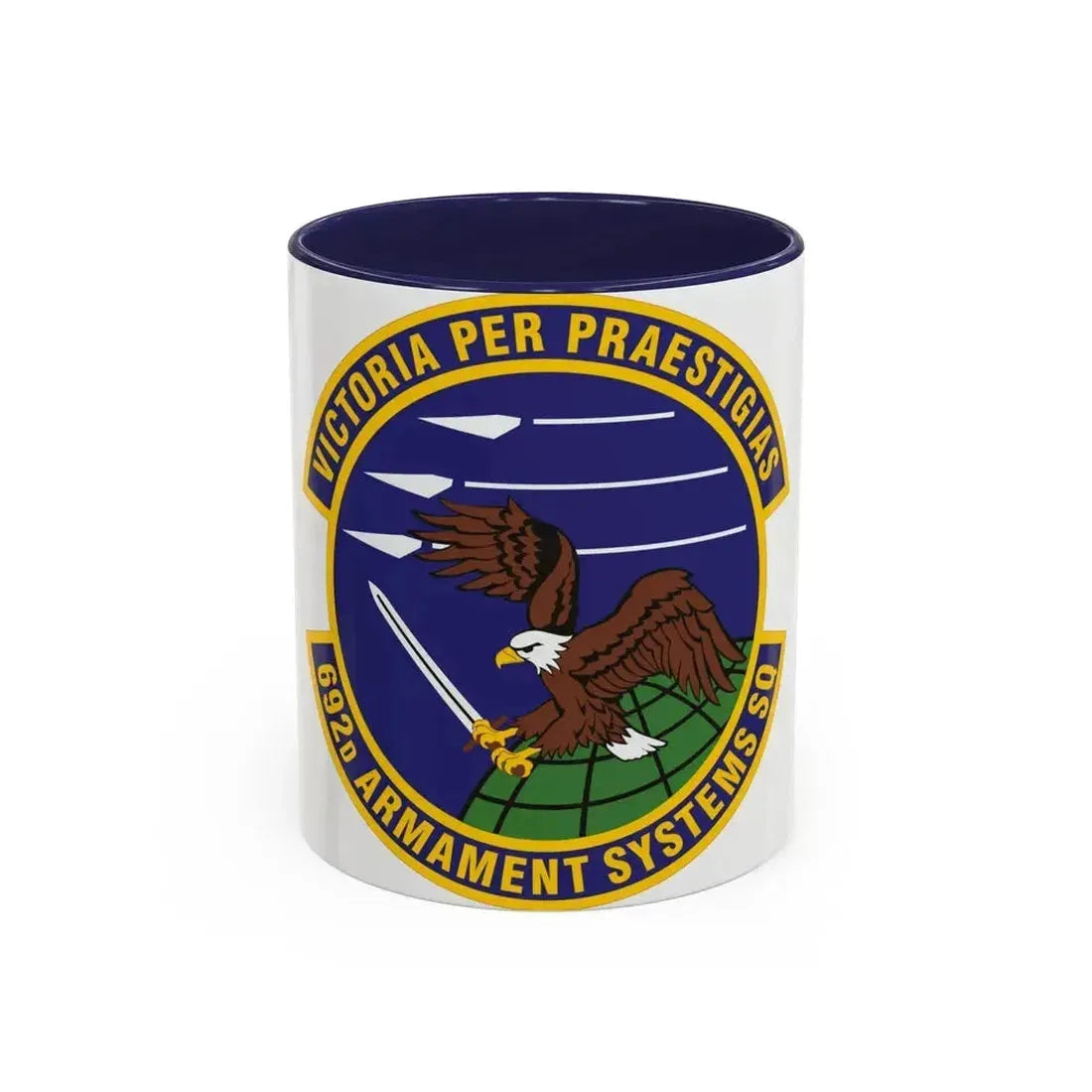 692d Armament Systems Squadron (U.S. Air Force) Accent Coffee Mug 11oz Navy - Go Mug Yourself