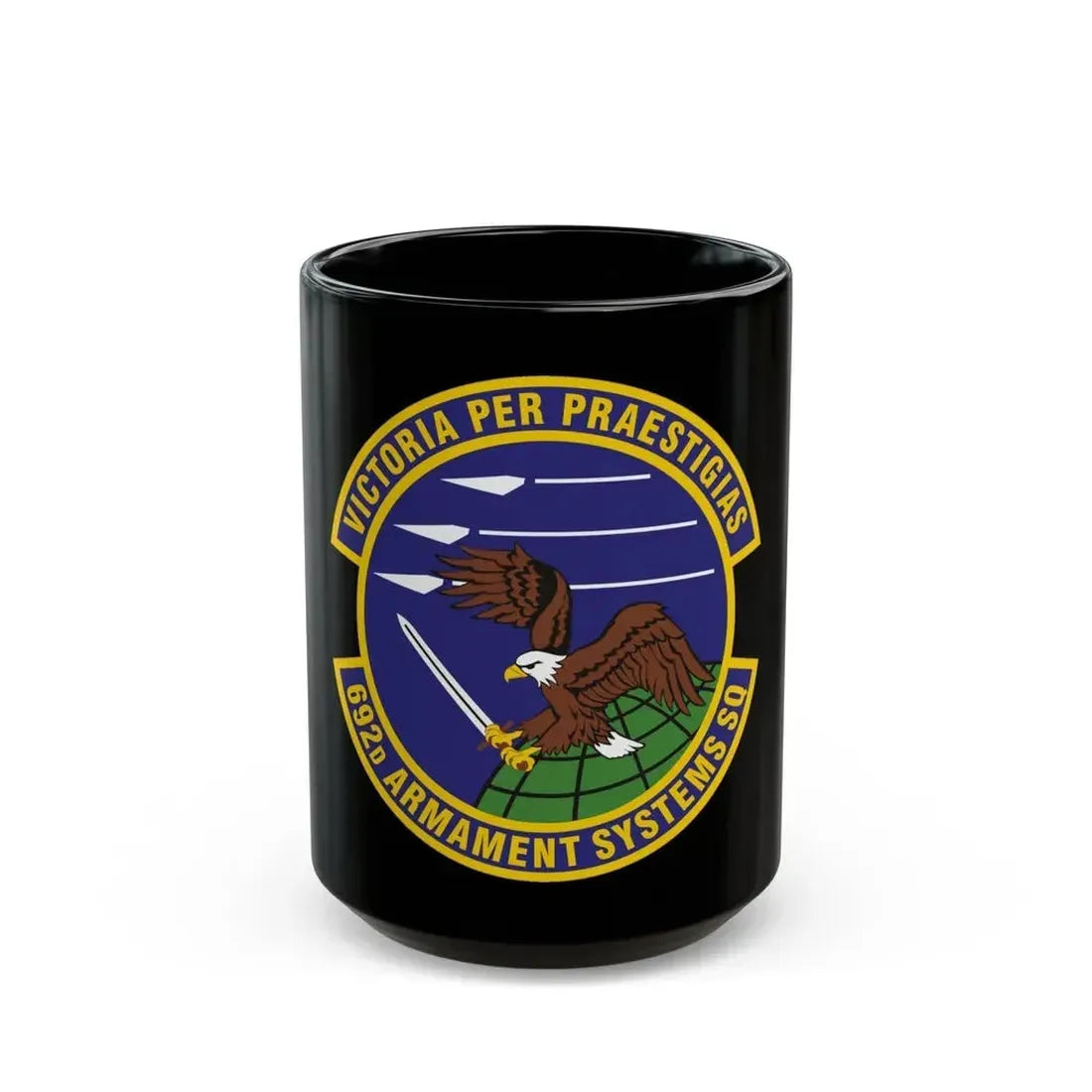 692d Armament Systems Squadron (U.S. Air Force) Black Coffee Mug 15oz - Go Mug Yourself