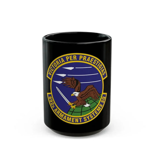 692d Armament Systems Squadron (U.S. Air Force) Black Coffee Mug 15oz - Go Mug Yourself
