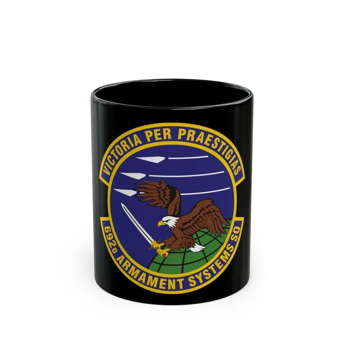 692d Armament Systems Squadron (U.S. Air Force) Black Coffee Mug - Go Mug Yourself