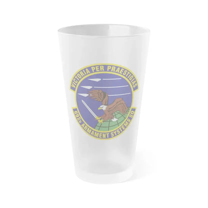 692d Armament Systems Squadron (U.S. Air Force) Frosted Pint Glass 16oz - Go Mug Yourself