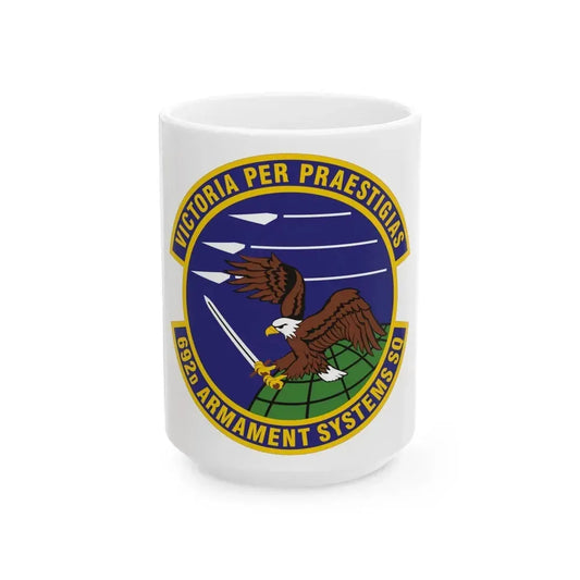 692d Armament Systems Squadron (U.S. Air Force) White Coffee Mug 15oz - Go Mug Yourself