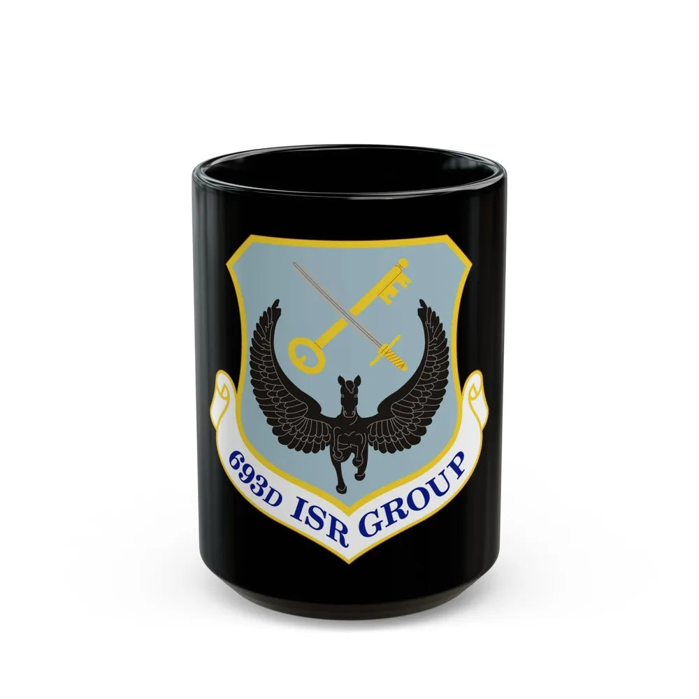 693 Intelligence Surveillance and Reconnaissance Group ACC (U.S. Air Force) Black Coffee Mug-15oz-Go Mug Yourself