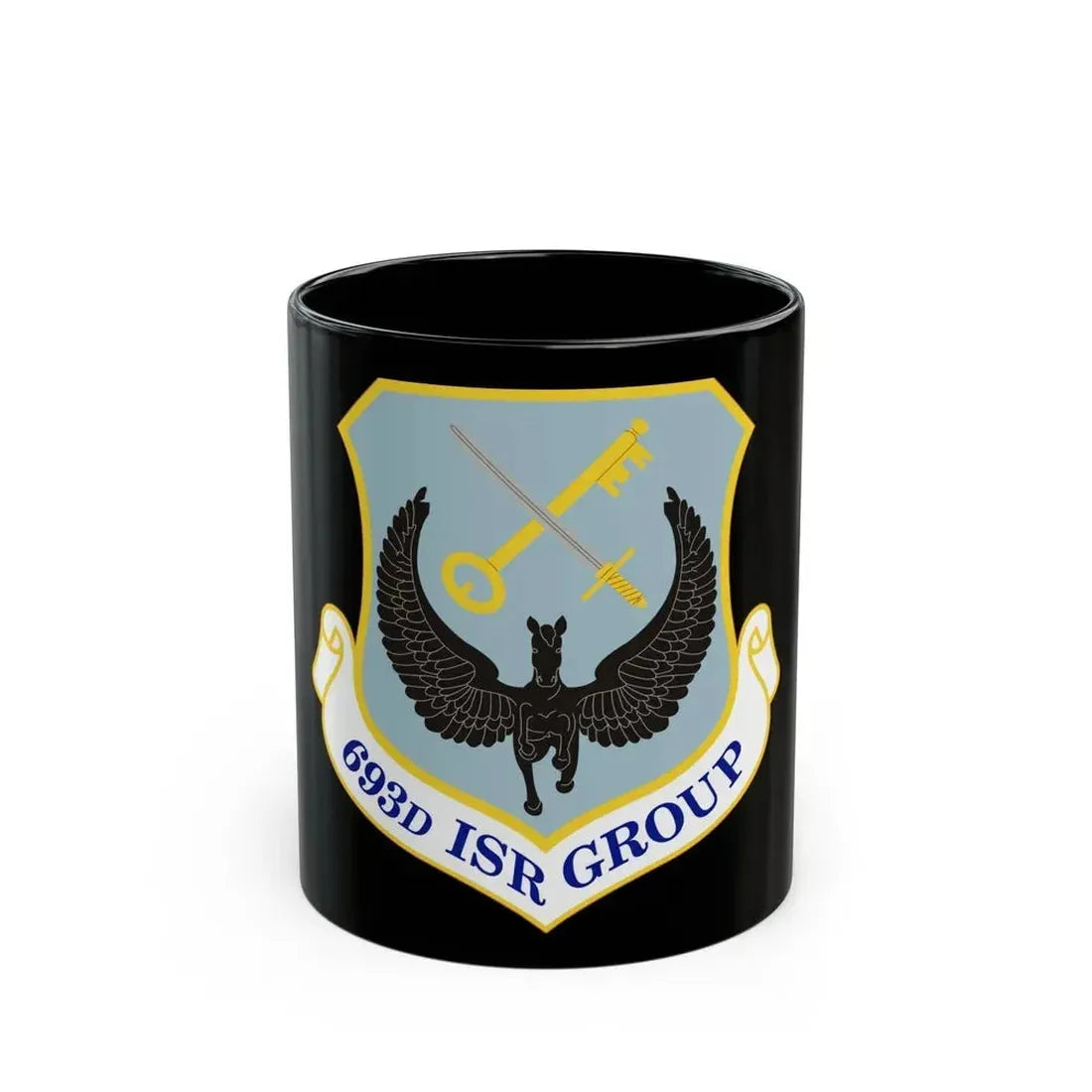 693 Intelligence Surveillance and Reconnaissance Group ACC (U.S. Air Force) Black Coffee Mug 11oz - Go Mug Yourself