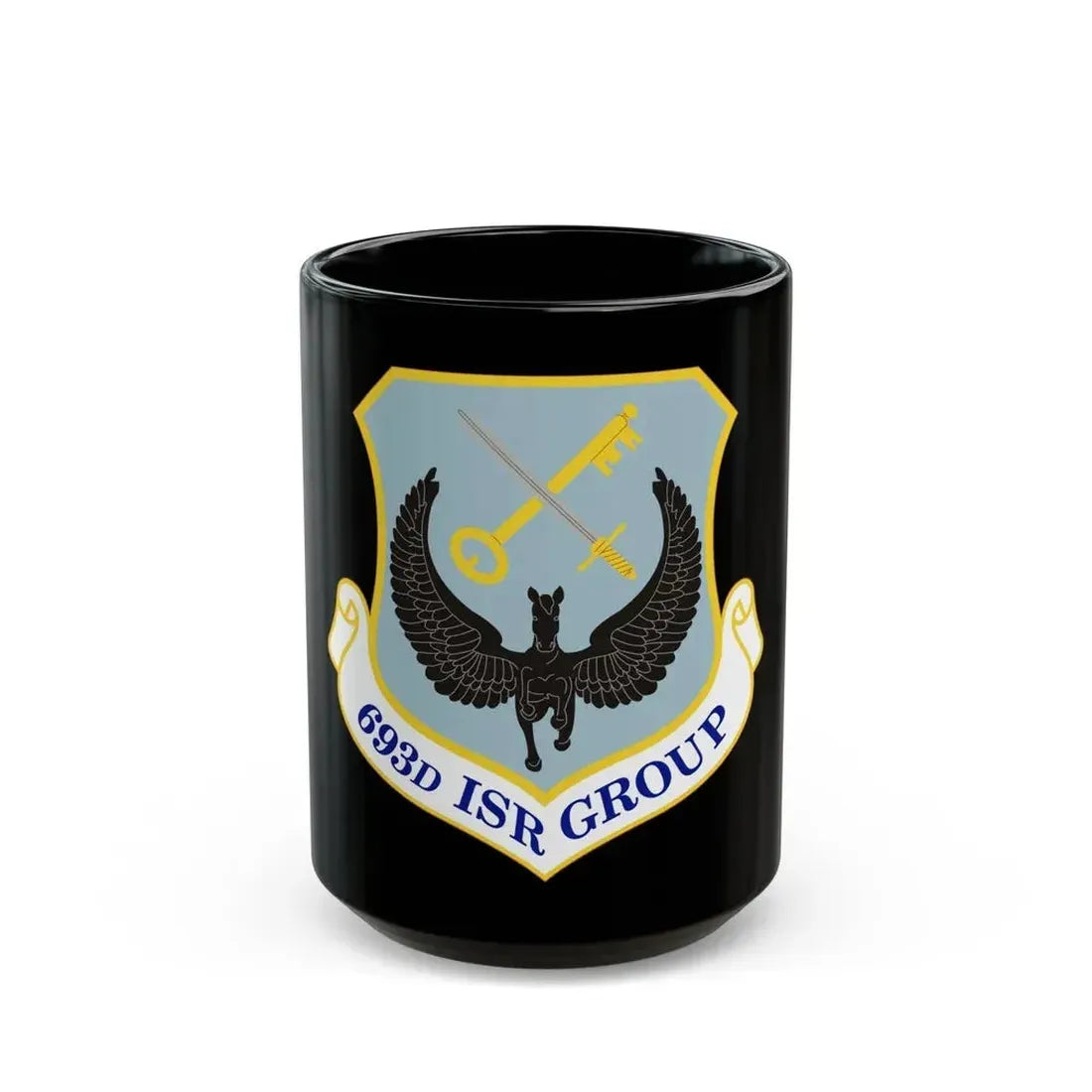 693 Intelligence Surveillance and Reconnaissance Group ACC (U.S. Air Force) Black Coffee Mug 15oz - Go Mug Yourself