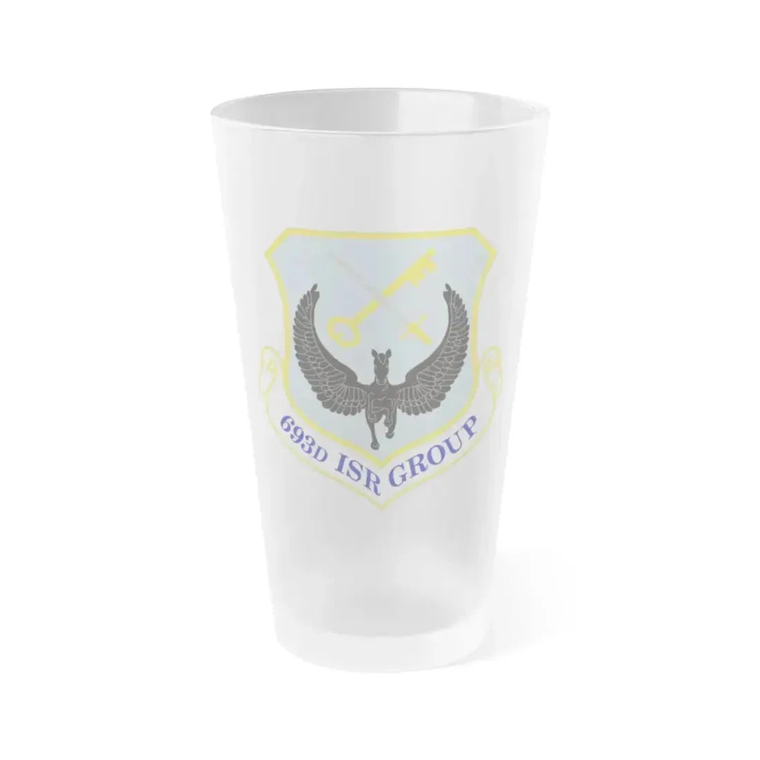 693 Intelligence Surveillance and Reconnaissance Group ACC (U.S. Air Force) Frosted Pint Glass 16oz 16oz Frosted - Go Mug Yourself