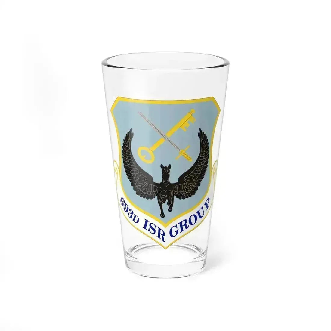 693 Intelligence Surveillance and Reconnaissance Group ACC (U.S. Air Force) Pint Glass 16oz 16oz - Go Mug Yourself