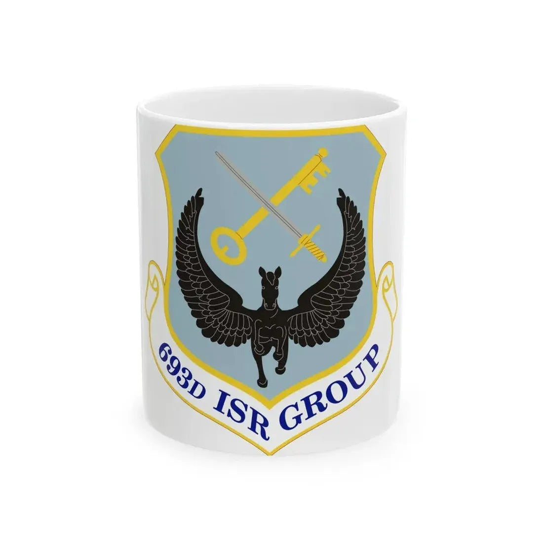 693 Intelligence Surveillance and Reconnaissance Group ACC (U.S. Air Force) White Coffee Mug 11oz - Go Mug Yourself
