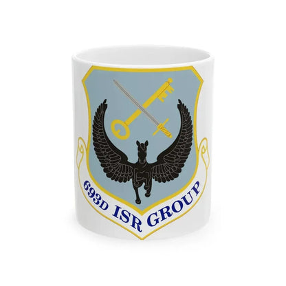 693 Intelligence Surveillance and Reconnaissance Group ACC (U.S. Air Force) White Coffee Mug 11oz - Go Mug Yourself