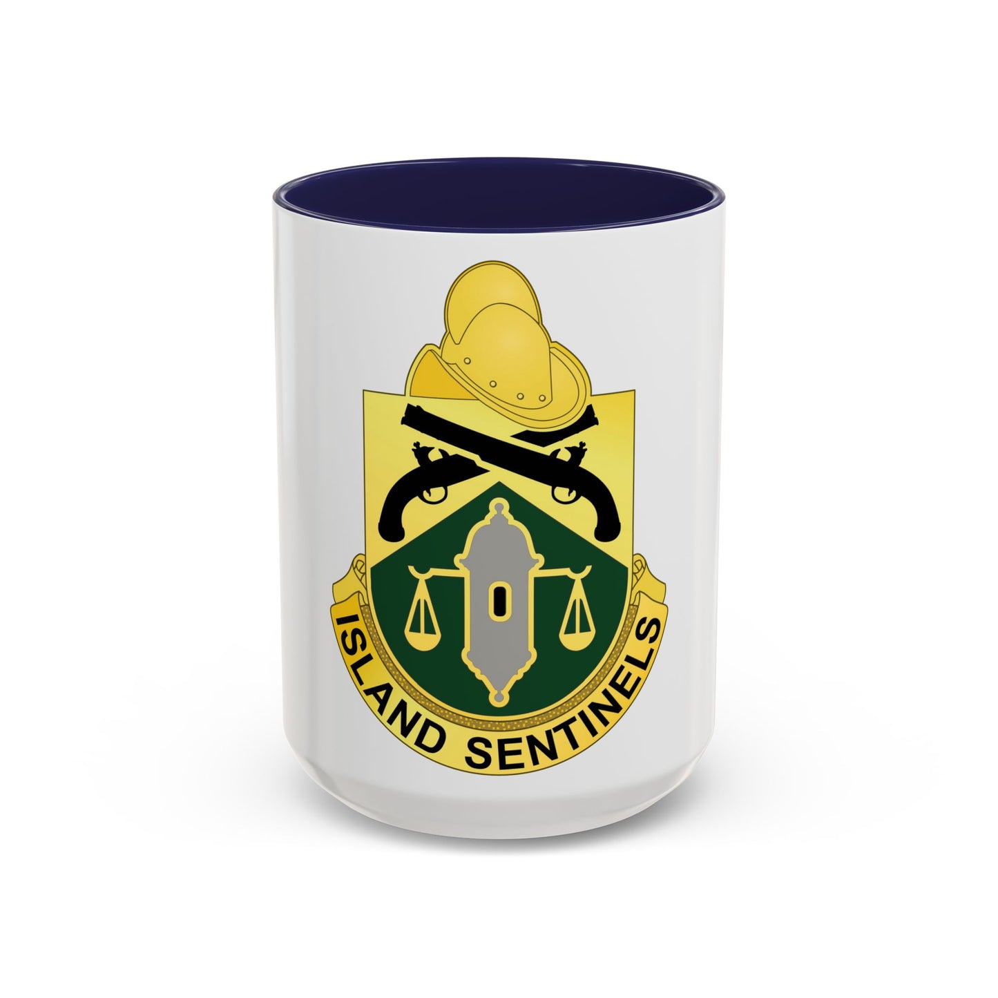 124 Military Police Battalion (U.S. Army) Accent Coffee Mug