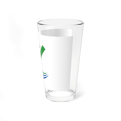 Flag of Shinonsen Hyogo (Japan) Pint Glass 16oz