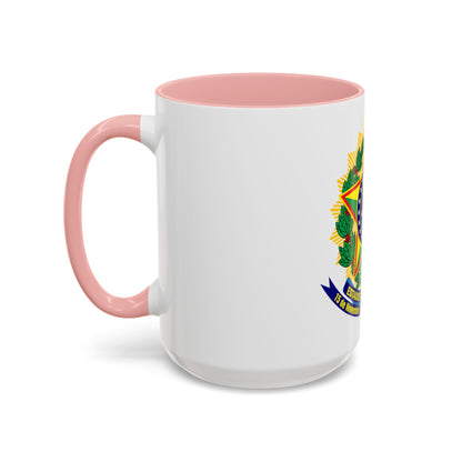 Coat of arms of the United States of Brazil - Accent Coffee Mug
