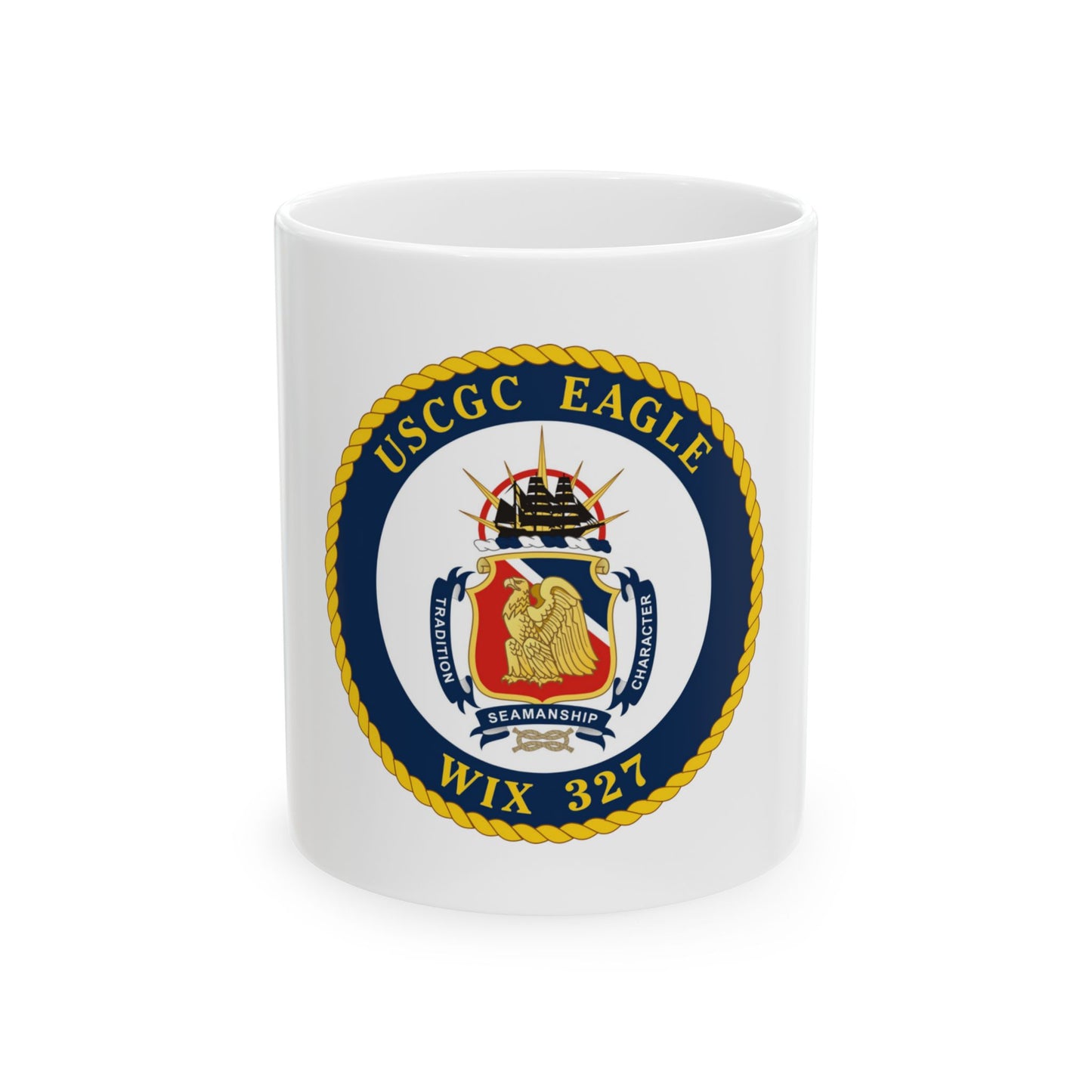 USCGC Eagle WIX 327 (U.S. Coast Guard) White Coffee Mug