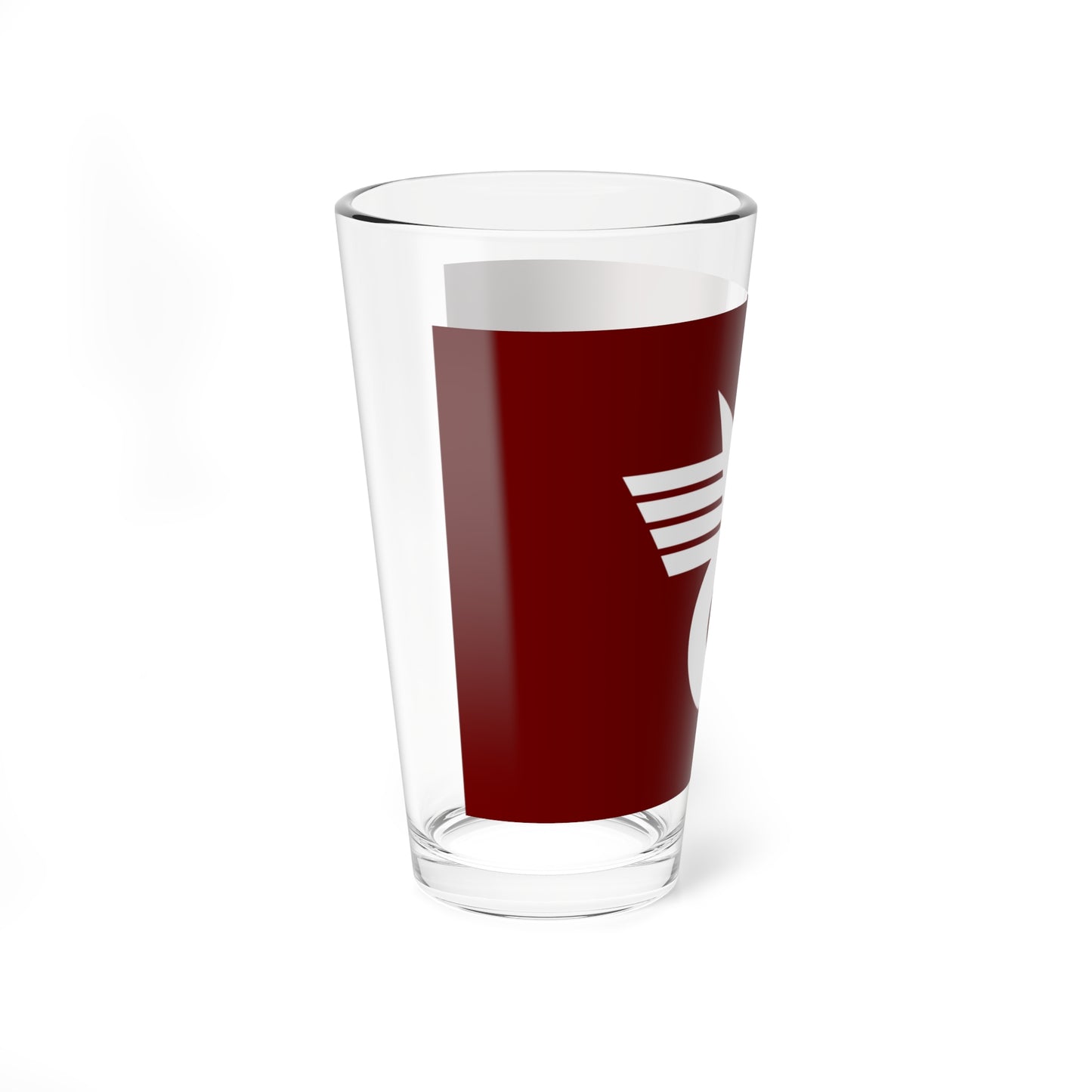 Flag of Misato Tokushima 1966-2004 (Japan) Pint Glass 16oz