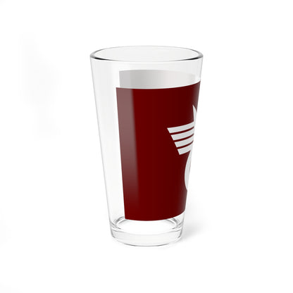 Flag of Misato Tokushima 1966-2004 (Japan) Pint Glass 16oz