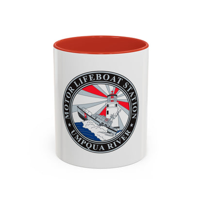 MLSTA Umpqua River (U.S. Coast Guard) Accent Coffee Mug