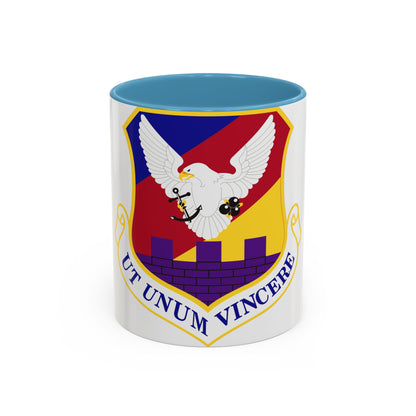 87th Air Base Wing Emblem (U.S. Air Force) Accent Coffee Mug