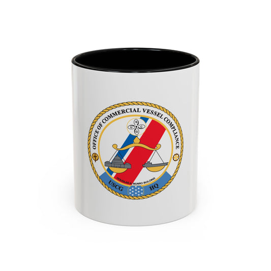 Office of Comm Vessel Cmplnce (U.S. Coast Guard) Accent Coffee Mug