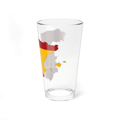 Spain-Flagmap (Spain) Pint Glass 16oz
