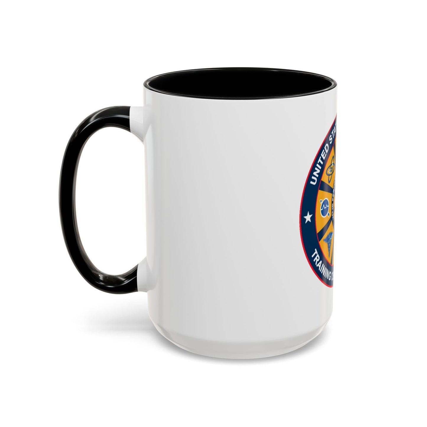 USCG Training Center Petaluma (U.S. Coast Guard) Accent Coffee Mug