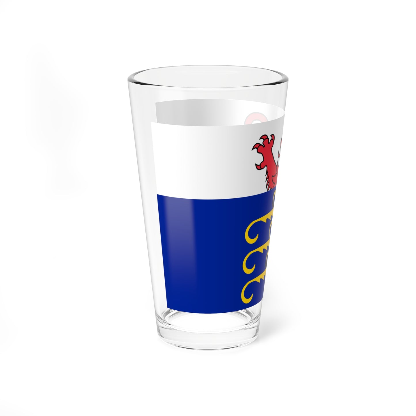 Flag of Pays de Gex (France) Pint Glass 16oz