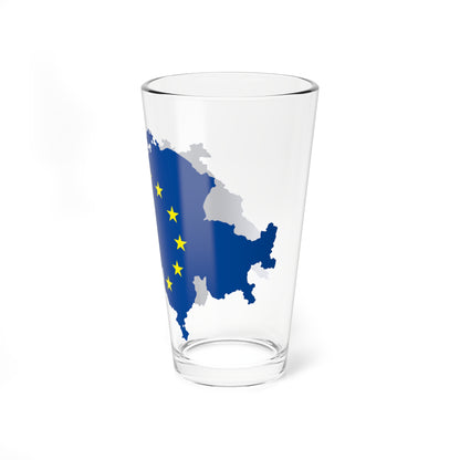 Switzerland EU centered stars (Switzerland) Pint Glass 16oz