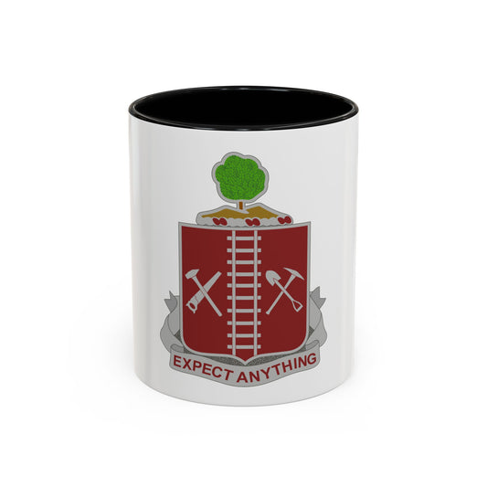 21 Engineer Regiment (U.S. Army) Accent Coffee Mug