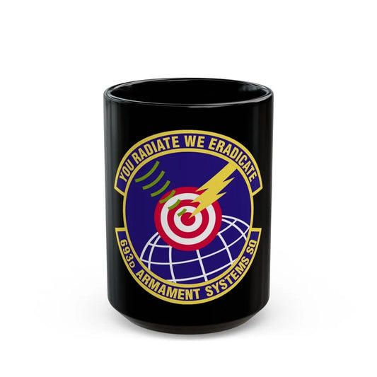 693d Armament Systems Squadron (U.S. Air Force) Black Coffee Mug-15oz-Go Mug Yourself