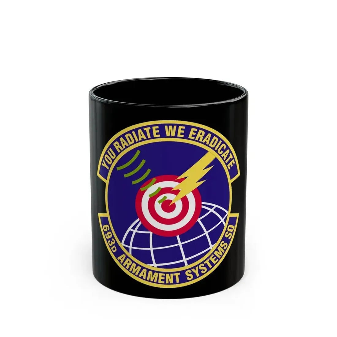 693d Armament Systems Squadron (U.S. Air Force) Black Coffee Mug 11oz - Go Mug Yourself