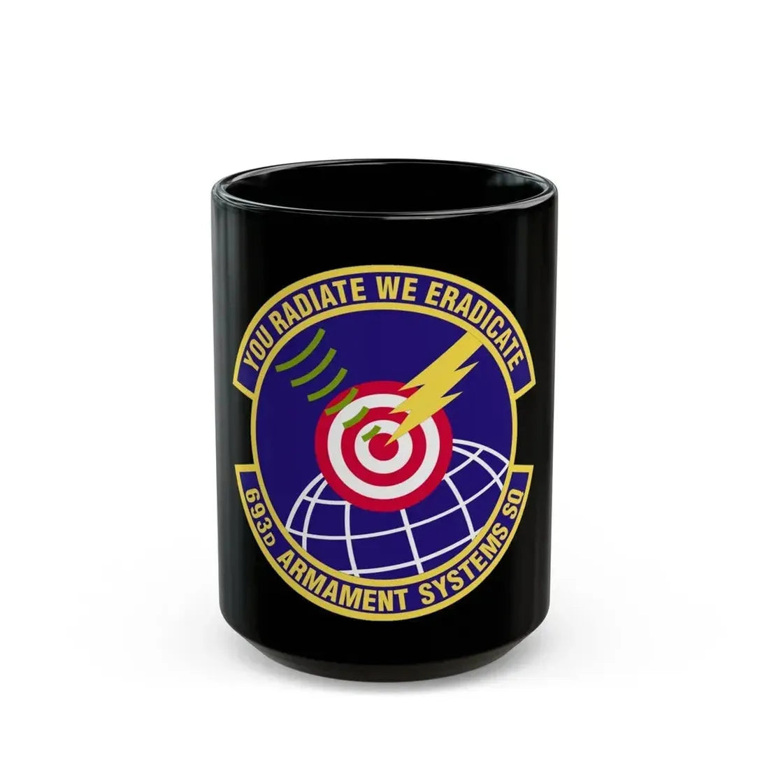 693d Armament Systems Squadron (U.S. Air Force) Black Coffee Mug 15oz - Go Mug Yourself