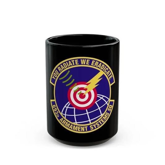693d Armament Systems Squadron (U.S. Air Force) Black Coffee Mug 15oz - Go Mug Yourself