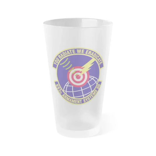 693d Armament Systems Squadron (U.S. Air Force) Frosted Pint Glass 16oz 16oz Frosted - Go Mug Yourself