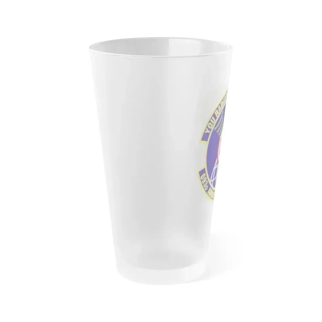 693d Armament Systems Squadron (U.S. Air Force) Frosted Pint Glass 16oz - Go Mug Yourself