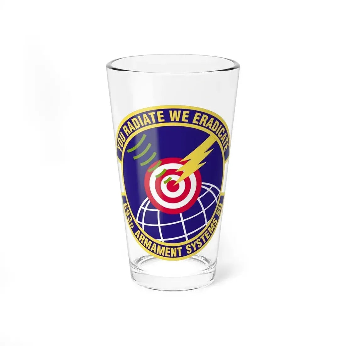 693d Armament Systems Squadron (U.S. Air Force) Pint Glass 16oz - Go Mug Yourself