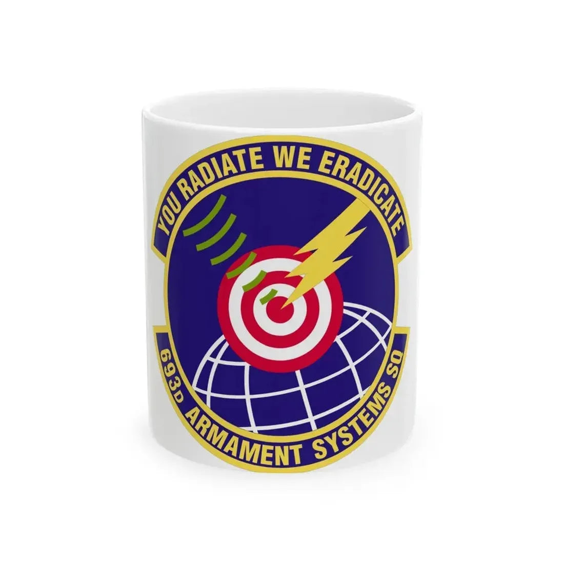 693d Armament Systems Squadron (U.S. Air Force) White Coffee Mug 11oz - Go Mug Yourself
